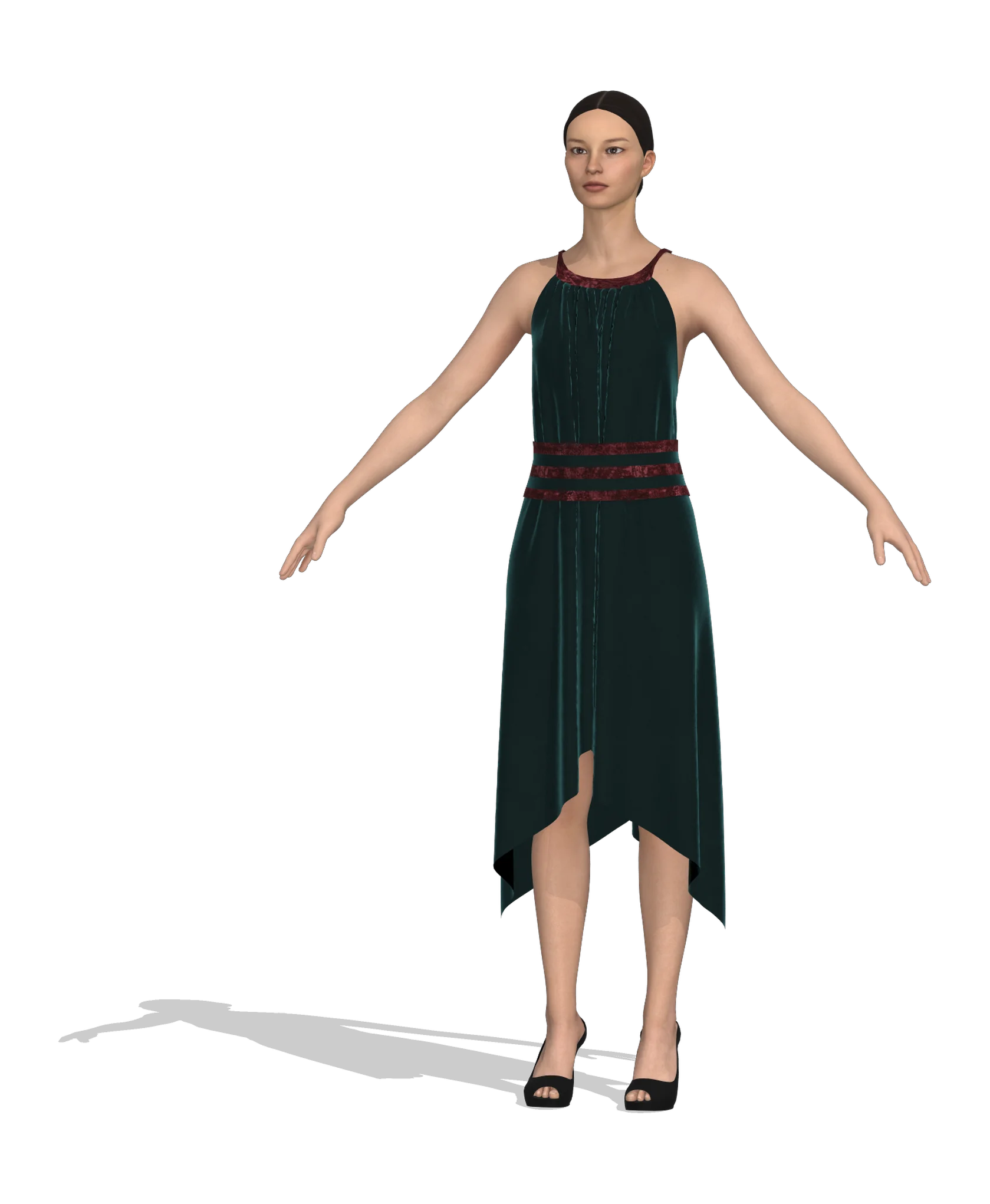 KDscion p189 sleeveless shift dress